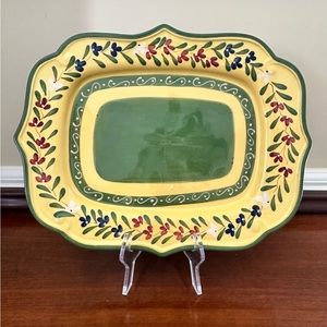Hand painted platter